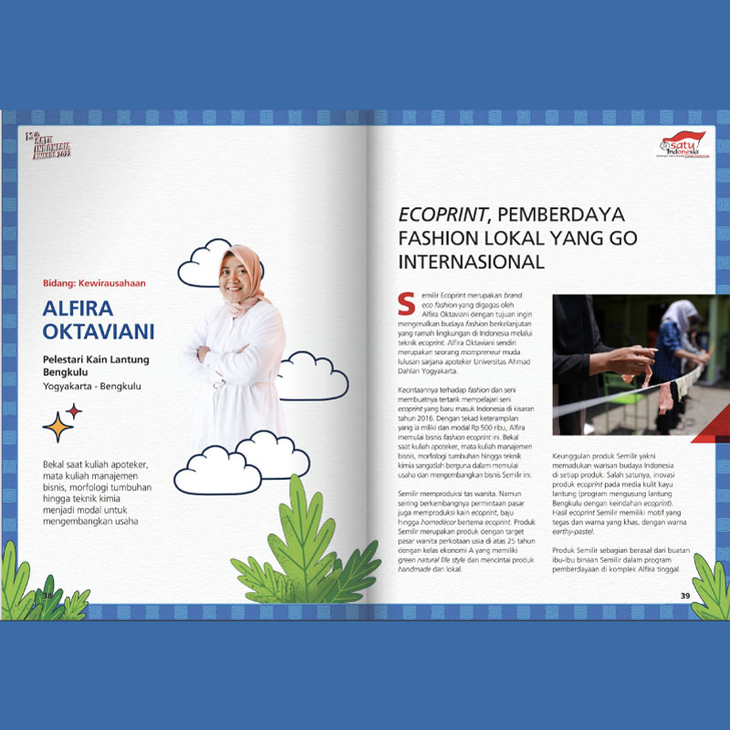 Alfira Oktaviani dalam E-Booklet 13th SATU Indonesia Awards 2022 (dok. SATU Indonesia Awards)