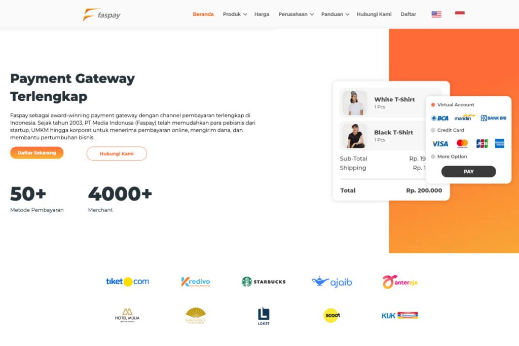 Payment Gateway Faspay yang menyediakan payment link generator