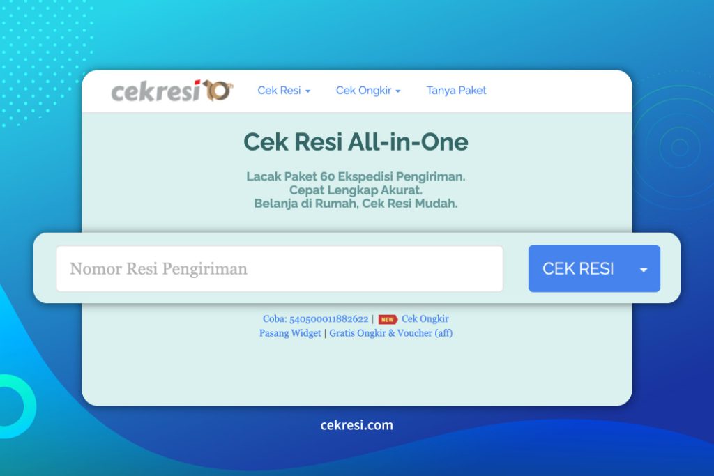 Halaman beranda cekresi.com