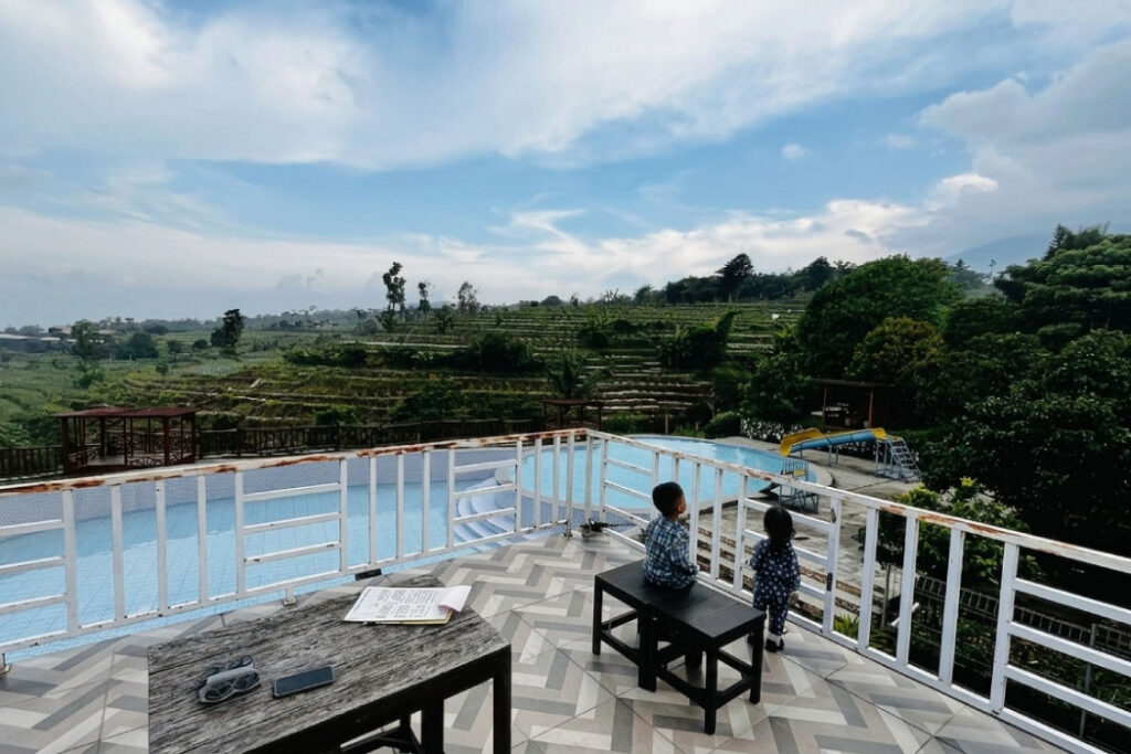 Cafe Pengilon Edupark dari atas